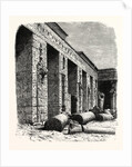 The Ruins Of The Palace Of Rameses Iii., At Medinet, Upper Egypt by Anonymous