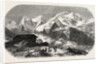 The Eiger, Moench and Jungfrau (canton of Bern), Switzerland, 1855, Engraving by Anonymous