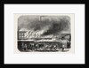 Spinning Wool and Silk Factory in Flames, Elbeuf, France. Seine-Maritime, Haute-Normandie by Anonymous