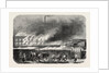Spinning Wool and Silk Factory in Flames, Elbeuf, France. Seine-Maritime, Haute-Normandie by Anonymous