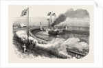 Entrance of the Queen of England in the Port of Boulogne, on Board the Yacht Victoria and Albert, France. Queen Victoria by Anonymous