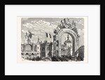 Entrance of the Queen of England at the Railway Station of Boulogne, France. Queen Victoria by Anonymous