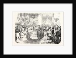 The Queen of England at a Ball Given by the City of Paris, August 23, 1855. Queen Victoria. France by Anonymous