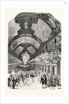 Entrance of Ll. Mm. Royals and Imperials in the Hall of Mirrors of the Palace of Versailles, August 25, 1855, France by Anonymous
