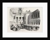 Inspection, in the Courtyard of the Townhall of Lyon, the Young Soldiers Sent to Crimea. 1855. France by Anonymous