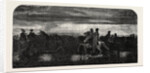 Asian Turkish Cavalry Crossing a Ford, Engraving 1855 by Anonymous