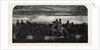 Asian Turkish Cavalry Crossing a Ford, Engraving 1855 by Anonymous