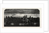 Asian Turkish Cavalry Crossing a Ford, Engraving 1855 by Anonymous