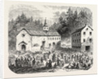 Fete of the Nativity of Our Lady: Pilgrimage to Our Lady of Font-Romeu (Pyrenees-Orientales), France, 1855 by Anonymous