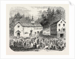Fete of the Nativity of Our Lady: Pilgrimage to Our Lady of Font-Romeu (Pyrenees-Orientales), France, 1855 by Anonymous