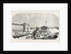 Recognition of the New Sovereign on the Place Du Commerce in Lisbon. Portugal, 1855 by Anonymous