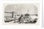Recognition of the New Sovereign on the Place Du Commerce in Lisbon. Portugal, 1855 by Anonymous