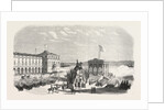 Recognition of the New Sovereign on the Place Du Commerce in Lisbon. Portugal, 1855 by Anonymous