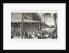 The Buffet at the Universal Exposition: Buffet Around the Rotunda Panorama. Paris, France, Exposition Universelle by Anonymous