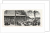 The Buffet at the Universal Exposition: Buffet Around the Rotunda Panorama. Paris, France, Exposition Universelle by Anonymous