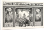 Industry Exhibition. Gardens of Armida, Executed Wallpaper by the House of Jules Desfosse. 1855. Paris, France, Exposition Universelle by Anonymous