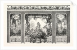 Industry Exhibition. Gardens of Armida, Executed Wallpaper by the House of Jules Desfosse. 1855. Paris, France, Exposition Universelle by Anonymous