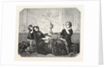 Salon of 1855. French School. Orphans, Engraving by Anonymous