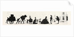 Waters Silhouettes: Arrival of a French Family by Anonymous