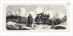 The Lieutenant Poussin, Killed in the Attack on the Central Bastion, While Removing His Injured Captain by Anonymous