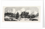 The Lieutenant Poussin, Killed in the Attack on the Central Bastion, While Removing His Injured Captain by Anonymous