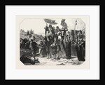 Return from Mecca, Engraving 1855 by Anonymous