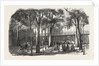 Expo 1855. Walkway of the Rotunda Annex, above the Cours-La-Reine. Paris, France, Exposition Universelle by Anonymous