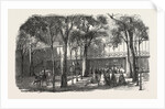 Expo 1855. Walkway of the Rotunda Annex, above the Cours-La-Reine. Paris, France, Exposition Universelle by Anonymous