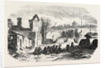 Layout Barricades in the Streets of Sevastopol. The Crimean War, 1855 by Anonymous