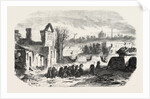 Layout Barricades in the Streets of Sevastopol. The Crimean War, 1855 by Anonymous