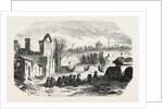 Layout Barricades in the Streets of Sevastopol. The Crimean War, 1855 by Anonymous