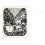 Opening Ceremony of the New Road Bridge Queyras (Hautes-Alpes), France by Anonymous