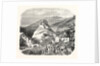 Castle Queyras, View from the Road of Abries, 1855. (Hautes-Alpes), France by Anonymous