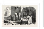 Russian Soldiers Preparing Their Meals. 1855 by Anonymous