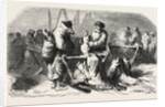 Pigs Dealers Petersburg. According to the Sketch of M. De Henriet. 1855 by Anonymous