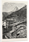 View Taken in the Village of Saint-Nicolas (Valais), 1855, Switzerland by Anonymous