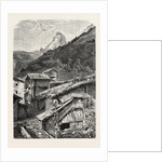 View Taken in the Village of Saint-Nicolas (Valais), 1855, Switzerland by Anonymous