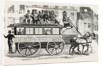 Model Adopted by the New Bus Company from the City of London. Exterior Elevation. 1855 by Anonymous