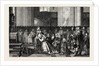 Salon of 1855. Belgian School. The Trentaines De Bertal De Haze, Engraving by Anonymous