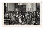 Salon of 1855. Belgian School. The Trentaines De Bertal De Haze, Engraving by Anonymous