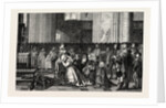 Salon of 1855. Belgian School. The Trentaines De Bertal De Haze, Engraving by Anonymous