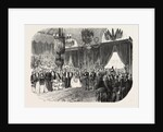 Reception of Hm the King of Sardinia on the Railway Station in Lyon, November 23, 1855. France by Anonymous