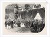 Reception of Hm the King of Sardinia on the Railway Station in Lyon, November 23, 1855. France by Anonymous