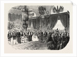 Reception of Hm the King of Sardinia on the Railway Station in Lyon, November 23, 1855. France by Anonymous