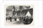 Reception of Hm the King of Sardinia on the Railway Station in Lyon, November 23, 1855. France by Anonymous
