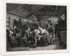 Salon of 1855. Norway. Funerals in Rural Norway, Engraving by Anonymous