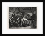 Salon of 1855. Norway. Funerals in Rural Norway, Engraving by Anonymous