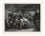 Salon of 1855. Norway. Funerals in Rural Norway, Engraving by Anonymous