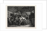 Salon of 1855. Norway. Funerals in Rural Norway, Engraving by Anonymous