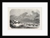 Sweden. Trotting Race on a Lake in Sweden, Engraving 1855 by Anonymous